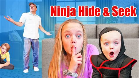 ninja kids tv youtube channel hide and seek
